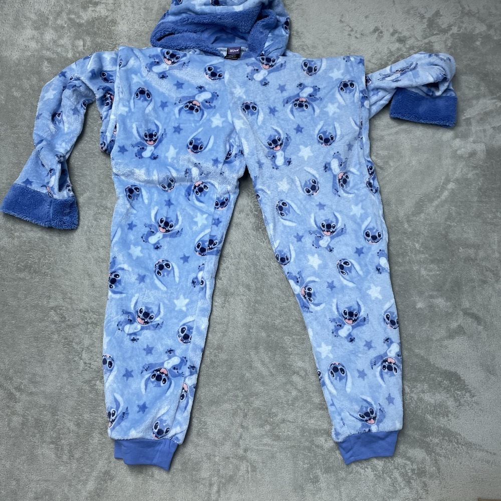 Disney Women's XL Stitch Onesie Blue Polyester a2333 - Picture 4 of 4